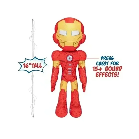 Marvel Spidey and His Amazing Friends My Friend Iron Man Feature Plush - Picture 6 of 11